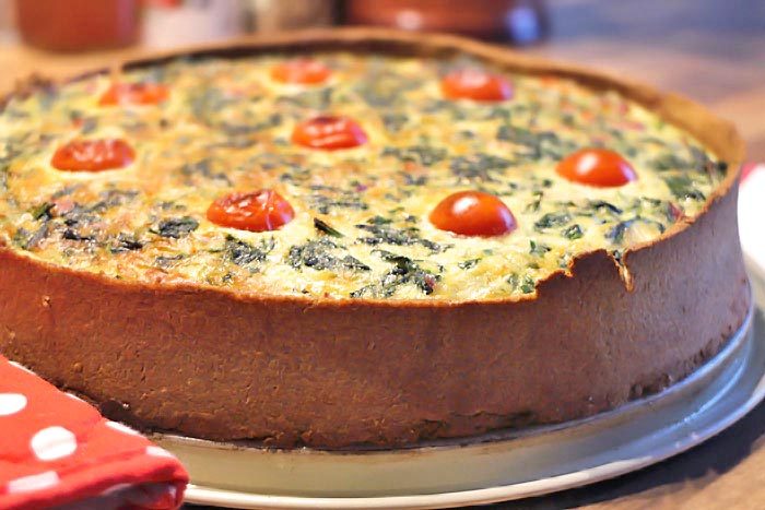 Spinat Quiche